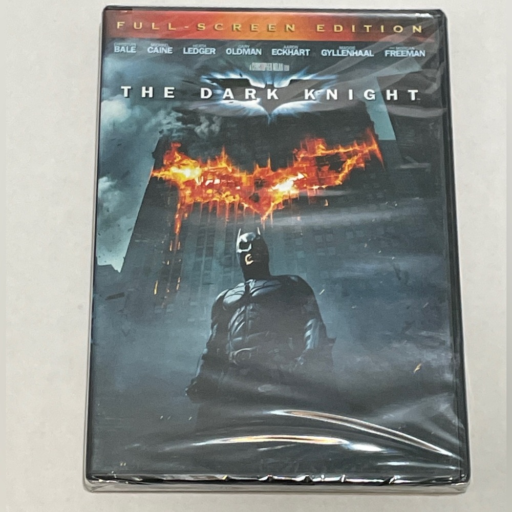 The Dark Knight (Full-Screen Single-Disc Edition) [DVD] [2008] NEW! Bale Ledger